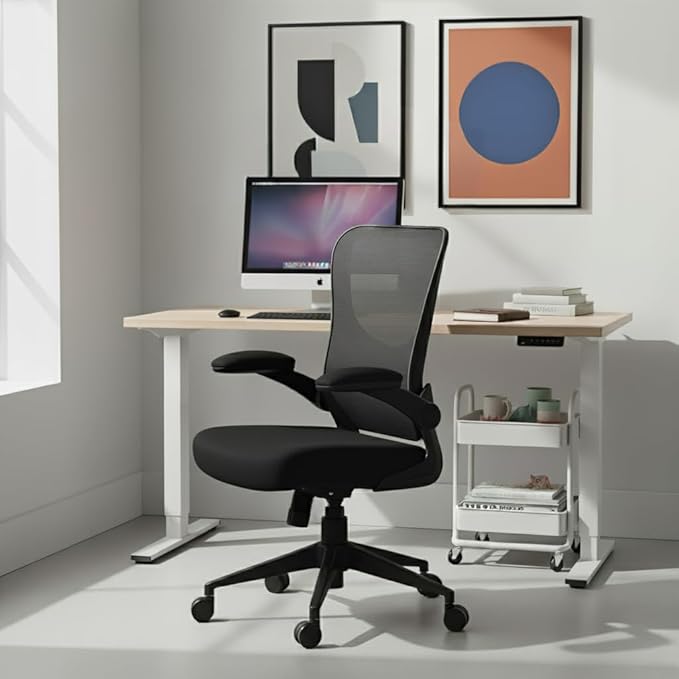 Cadeira Escritório Ergonômica DT3 Vita Mesh Spandex + Softex NR-17 (Black)