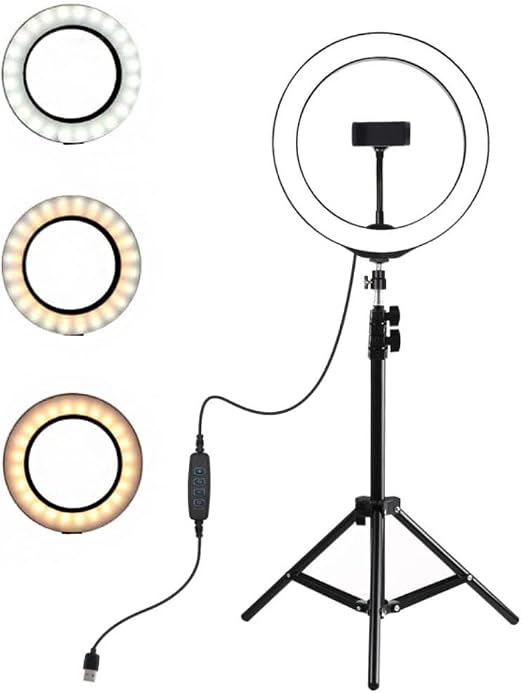 Melhor ring light pra reunião e conteúdo em 2026 (aparecer bem na câmera)