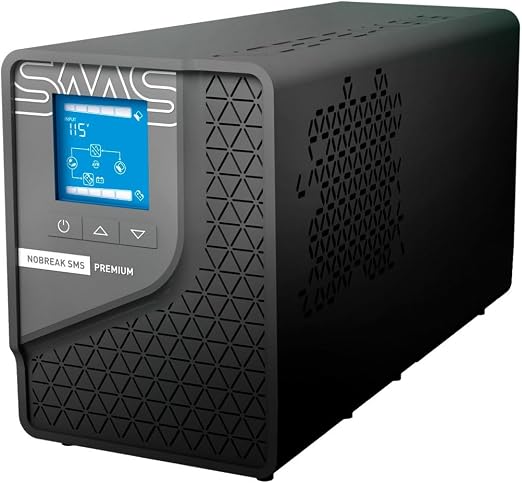 Nobreak SMS Premium 700VA (senoidal pura, LCD)