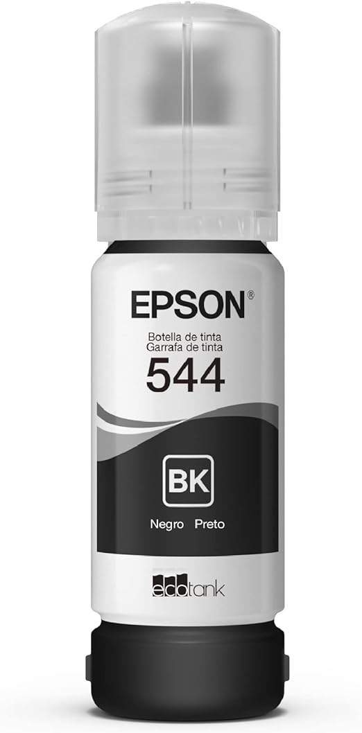 Refil de Tinta Epson T544 Preto (EcoTank)