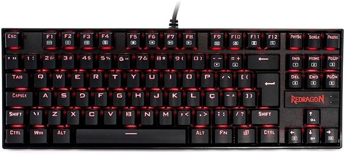 Teclado Mecânico Redragon Kumara K552 ABNT2 (Switch Red)