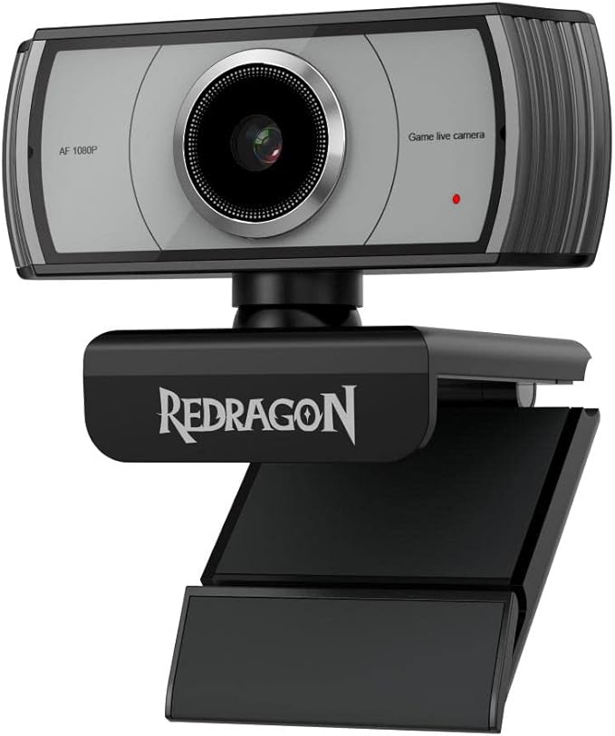 Webcam Redragon Apex 2 Full HD 1080p com tripé