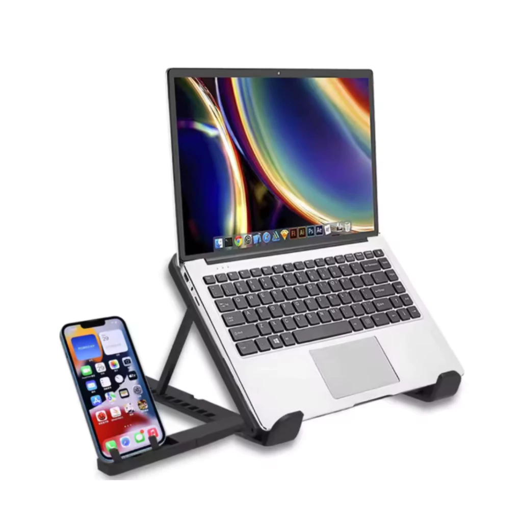 Suporte de Notebook Dobrável e Regulável (Notebook/Tablet/MacBook)