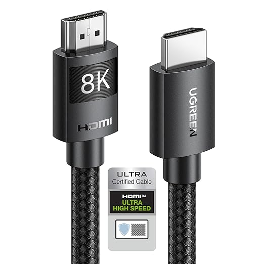 Cabo HDMI 2.1 Ugreen 8K 2m certificado 48Gbps