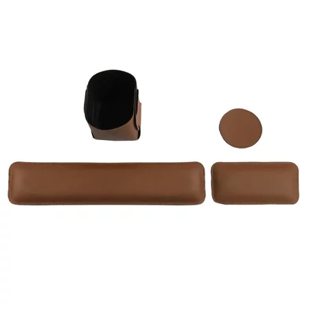 Kit 4 Peças: Apoio de Punho + Mousepad + Porta-Caneta + Porta-Copo
