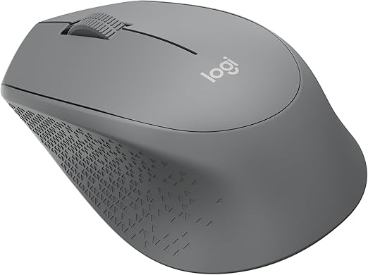 Mouse Logitech M280 sem fio (ergonômico, bateria 18 meses)
